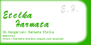 etelka harmata business card